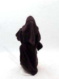 (image for) Miniature Handcrafted Vintage Medieval Hooded Monk Doll