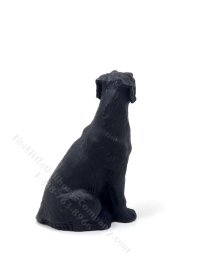 (image for) Miniature Black Great Dane for Dollhouses