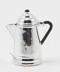 (image for) Miniature Silver Coffee Pot For Dollhouses