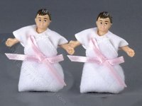 (image for) Brunette Baby Twins Girls Dolls