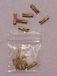(image for) Miniature Clothes Pin for Dollhouses