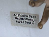 (image for) Vintage Miniature Lace Wedding Dress by Karen Benson