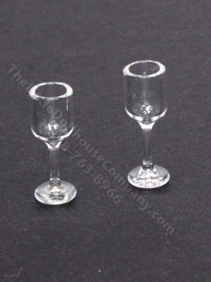 (image for) Miniature Pair of Long-Stem Highball Glass by Gerd Felka
