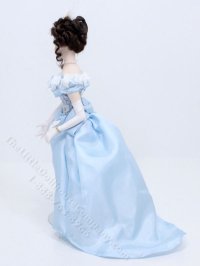 (image for) Lady in a Blue Silk Gown Doll by Carie Lourenco