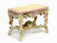 (image for) As-Is Miniature Ornate Resin Table with Jewels