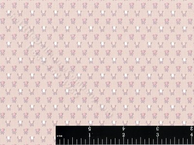 (image for) Multicolor Roses on Brown Miniature Wallpaper for Dollhouses