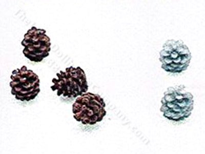 (image for) Miniature Short Pine Cone Set