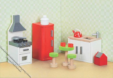 (image for) Sugarplum Kitchen for Dollhouses