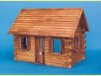 (image for) Crockett's Log Cabin Dollhouse Kit
