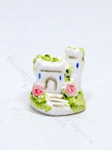 (image for) Miniature Castle Figurine for Dollhouses