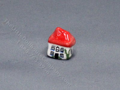 (image for) Miniature Red and White Cottage