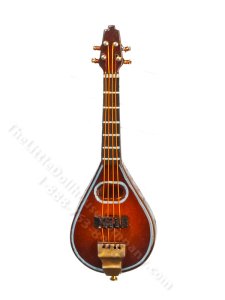 (image for) Miniature Mandolin with Case for Dollhouses