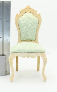 (image for) Miniature Unfinished Cloth Backed Queen Anne Chair