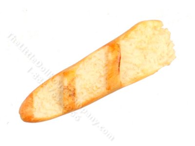 (image for) Miniature Half Baguette Bread for Dollhouses - Large