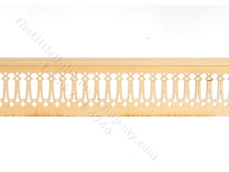 (image for) Miniature Laser Cut Porch Rail for Dollhouses