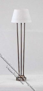 (image for) Miniature Battery 'The New Yorker' Floor Lamp - Platinum