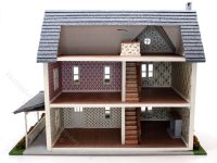 (image for) 1:48 Scale Assembled Farm Dollhouse