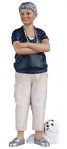 (image for) 1/12 Scale Phyllis Resin Doll for Dollhouses
