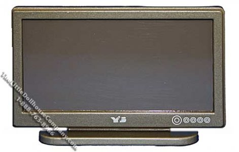 (image for) Dollhouse Scale Model Big Screen TV