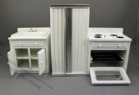 (image for) Dollhouse Miniature Kitchen Set (3pc)
