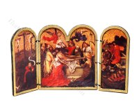 (image for) Vintage Miniature Replica "The Entombment" by Robert Campin for Dollhouses