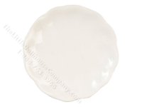 (image for) Miniature Off-White Ceramic Plate for Dollhouses