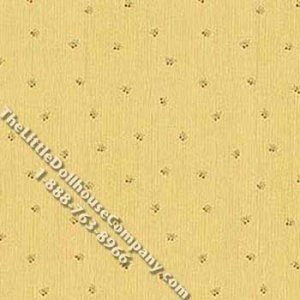 (image for) Hanna Jacobean Dots Pattern Miniature Wallpaper for Dollhouses