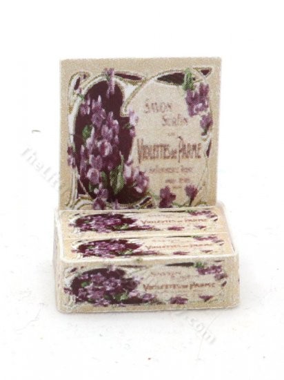 (image for) Miniature Handcrafted Lavender Soap Box