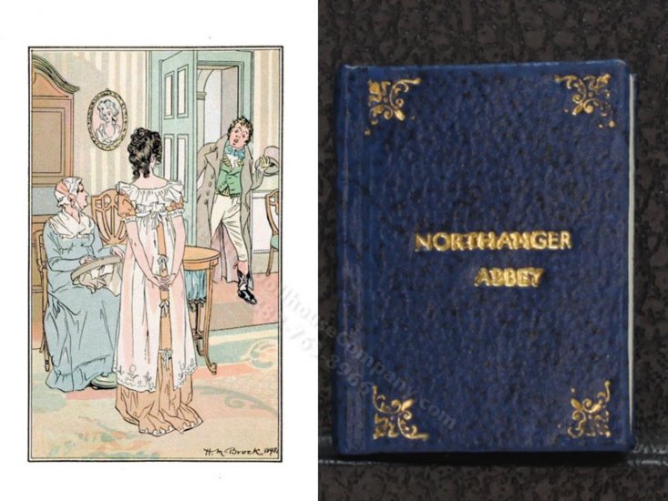 (image for) Miniature Book: 'Northanger Abbey'