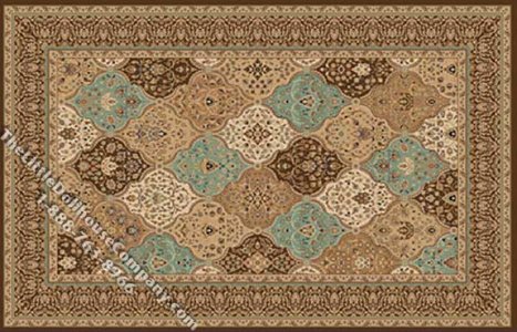 (image for) Miniature Large Sized Traditional Rug for Dollhouses