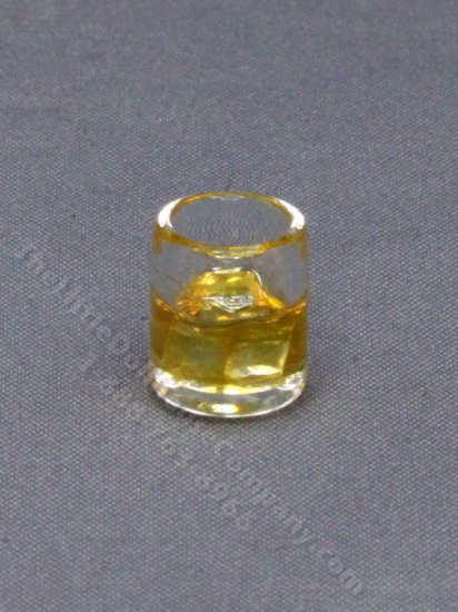 (image for) Miniature Whiskey on the Rocks for Dollhouses