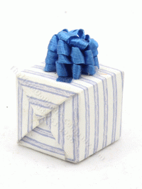 (image for) Miniature Striped Gift Box