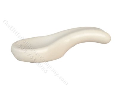 (image for) Miniature White Ceramic Spoon for Dollhouses