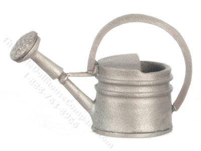 (image for) Miniature Grey Watering Can for Dollhouses