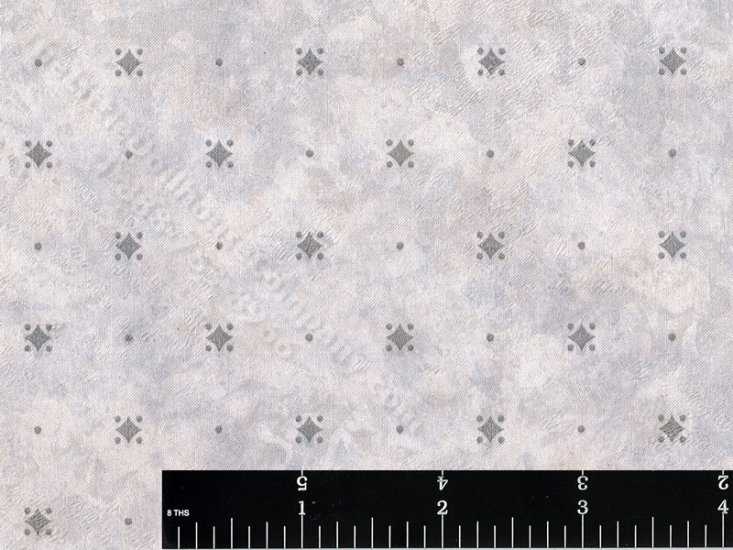 (image for) Grey Dots and Diamonds Miniature Wallpaper for Dollhouses