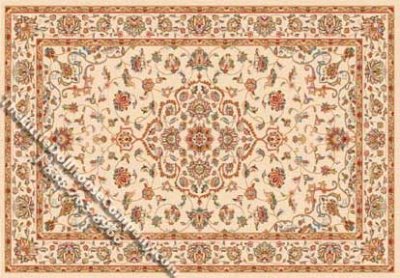 (image for) Dollhouse Scale Model Traditional Rug