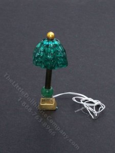 (image for) Miniature 12v Green Lamp for Dollhouses
