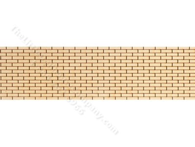(image for) Half-Scale Dollhouse Yellow Brick Siding