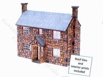 (image for) 1/144" Scale Rosehill Cottage House Kit