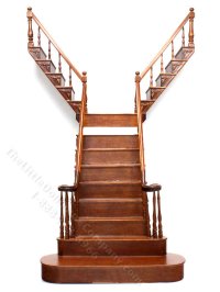 (image for) Miniature Palace Staircase for Dollhouses - 2 pieces