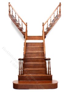 (image for) Miniature Palace Staircase for Dollhouses - 2 pieces