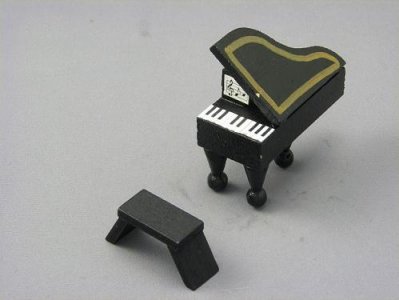 (image for) Miniature Piano with Stool