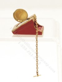 (image for) Miniature Gold Pocket Watch in Stand by Jane Woodham