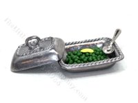 (image for) Miniature Peas in Pewter Dish by Charlotte Willmott