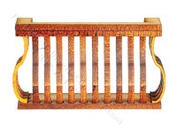 (image for) Miniature Square Balcony with S-Curve for Dollhouses