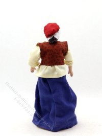 (image for) Miniature Handcrafted Vintage Medieval Commoner Woman