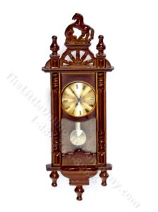 (image for) Miniature Horse Wall Clock for Dollhouses