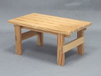 (image for) Miniature Oak Coffee Table for Dollhouses