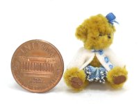 (image for) Miniature Tiny Bear in Skirt and Sweater by Sue Wilkes