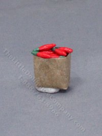 (image for) Miniature Bag of Chili Peppers for Dollhouses